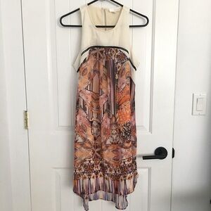 Fable Printed Sleeveless Dress
